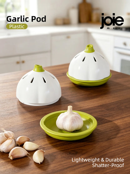Joie Garlic Storage Box Moisture Proof Anti-mold Ventilation Ceramic Storage Jar Chili Ginger Storage Box Organizer