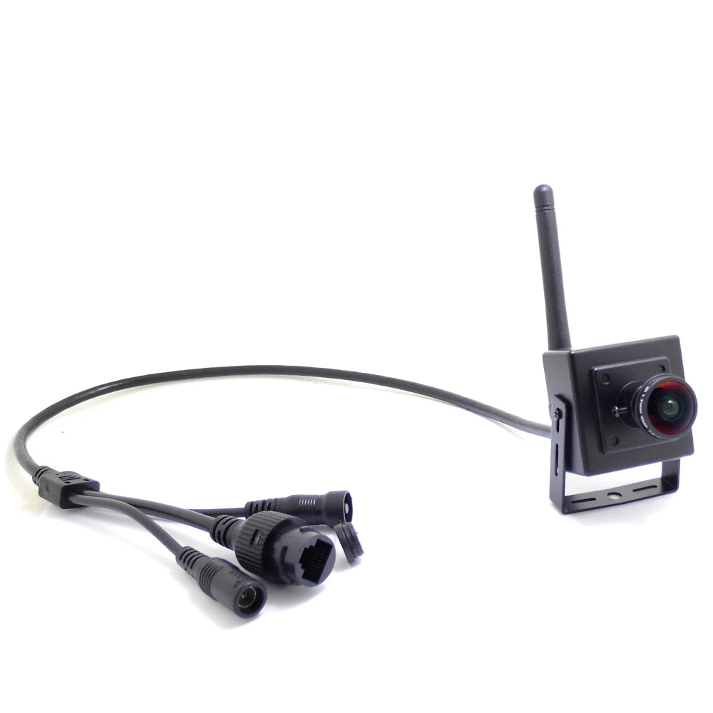5MP Wifi Mini Kamera Panoramiczna Ip 1080P HD 1.7mm Obiektyw Rybie Oko CCTV Bezpieczeństwo Monitoring Sieciowy Bezprzewodowy Dźwięk Mikro Onvif Mała Kamera