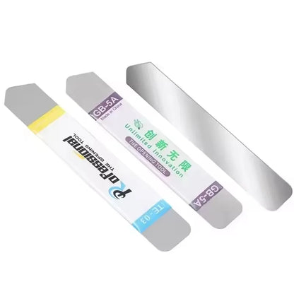 1-6PCS Stainless Steel Blade Soft Thin Pry Spudger Cell Phone Tablet Screen Battery Opening Tools for Samsung iPhone iPad Opener