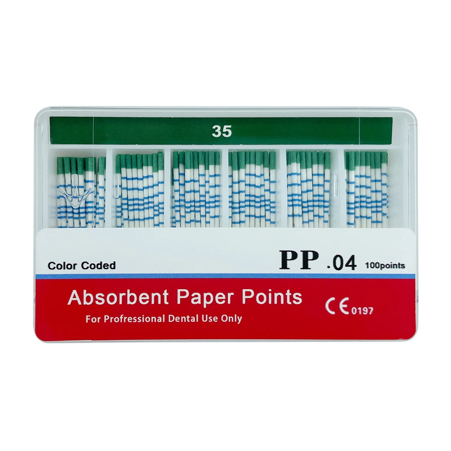 With Scale Dental Absorbent Paper Points Taper 04 15#-40# Dental Pure Cotton Fiber Paper Endodontics Treatment Consumables