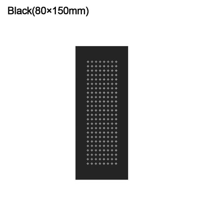 2Pcs/set Aluminum Alloy Vents Cover Rectangle 50/80mm Wide Air Vent Decor Breathable Mesh Louver Ventilation Grille
