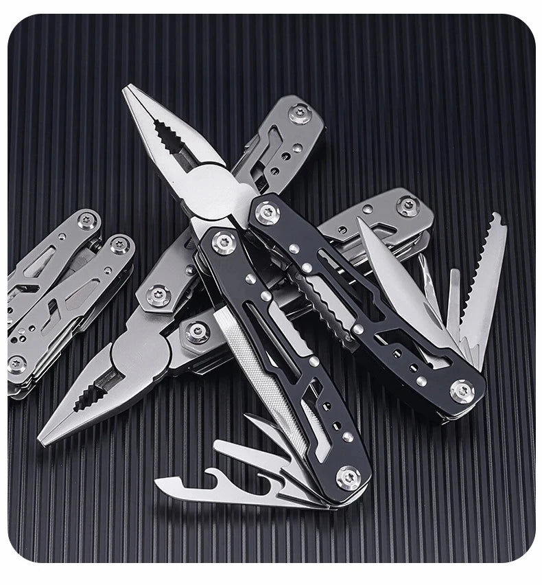 Pocket Mini Pliers Screwdriver Folding Small Multitool Opener Nail File Precision Pliers Hand Tools Outdoor Emergency Tool