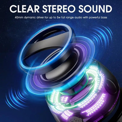 Magnetic Mini Smart light Audio Bluetooth Speaker, G200 5W  Speakers Wireless with Bluetooth 5.3, RGB Light, Game Mode, 7H Playt