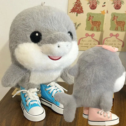 Tungtungtung Brainrot Al Tralalero Tralala Shark Plush Doll Cute Anime Plush Doll Plushie Stuffed Soft Pillow Shark Toy