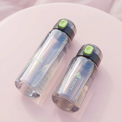 18.6/25.36oz Sports Water Bottle with Time Marker Portable Leak-Proof Tritan Cup for Outdoor Activities Fitness Hydration Bottle