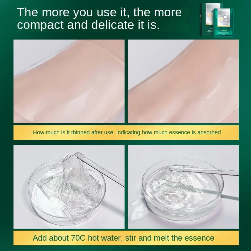 Seaweed Collagen Filling Crystal Mask Jelly Moisturizing Wrinkle Removal Skin Transparent Mask Skin Care Masque Beauty Health