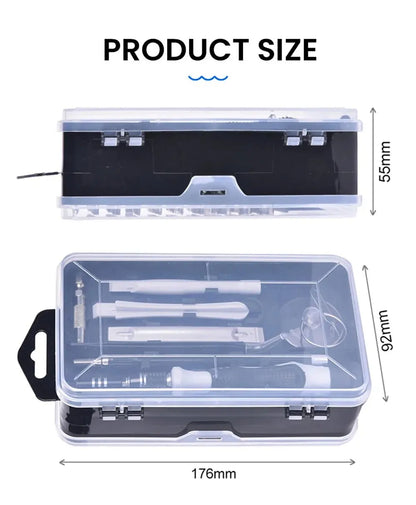 115 in 1 Multifunctional Screwdriver Set Electronic Repair Tools for Computer Phone and Household Use Insulation Screwdriver Kit