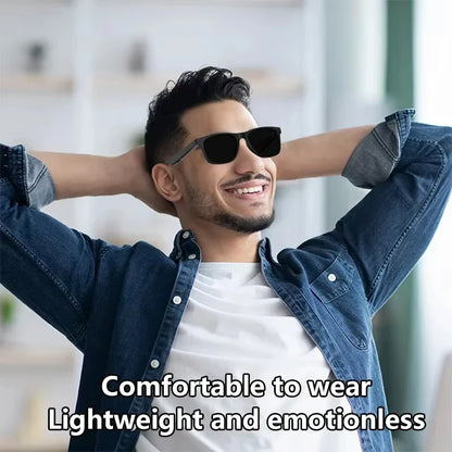 Lenovo Smart AI Sunglasses Multifunctional Music Player 8K Camera Bluetooth Call Translate Voice Assistant Photochromic Glasses
