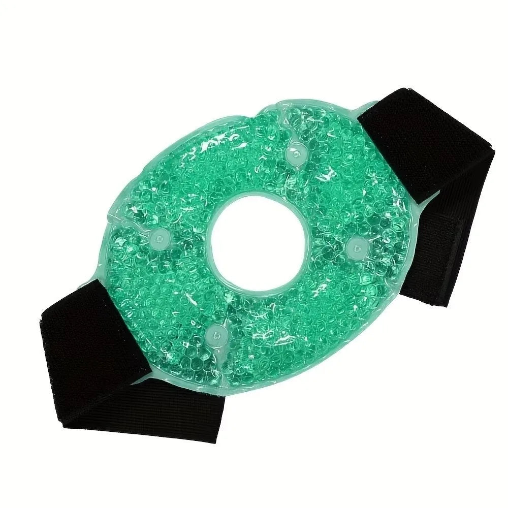 Reusable Soft Gel Ice Compress Strap Cold Soft Gel Bead PVC Skin-friendly Hot Cold Gel Ice Pad Adjustable Strap