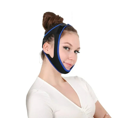 1-4pcs Triangular Chin Strap Anti Snoring Belt Mouth Guard Gifts for Women Men Better Breath Health Snore Stop Bandage Sleep Aid