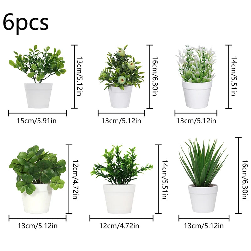 1SET Simulation Plant Potted Plant, Suitable For Commercial Office Counter, Living Room, Study, Courtyard, Home Decoration