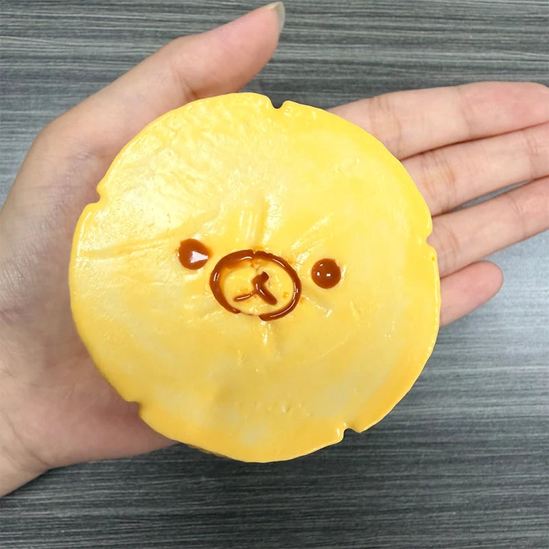 Handmade Squishy Toys Cute Radish Pineapple Banana Shaped Bear Slow Rising Stress Relief Squeeze Toys Food Grade Silicone