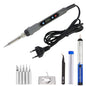 Adjustable Temperature Electric Soldering Iron 80W Welding Solder Rework Station Heat Pencil Tips Repair Tools Ceramic Heater