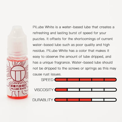 [Picube] Pilube Magic Speed Cube Lube for MoYu QiYi Gan Dayan Speed Cube Lube 3ml 5ml 10ml Grease Oil Silicone Lubricants