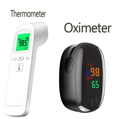 Oximeter SpO2 finger Finger Pulse Oximeter Thermometer Electronic Forehead Thermometer Home Adult Children Thermometer