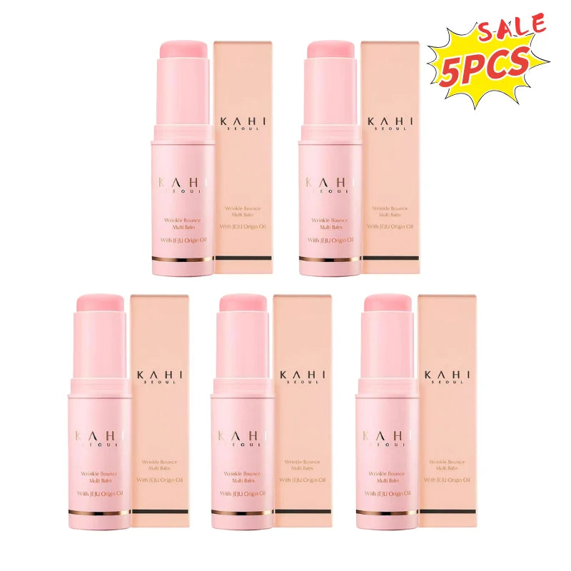 KAHI Wrinkle Bounce Multi Balm Nourishing Hydrating Solid Face Balm Portable Wrinkle Bounce Skin Care Stick Cosmetic