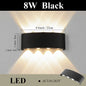 LED Wall Lamp AC110-265 IP65 Outdoor Waterproof Aluminum Wall Light Up Down luminous lighting Indoor  Stair Garden Sconce Light