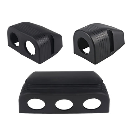 1/2/3 Holes Car USB Waterproof Socket Tent Base Voltmeter/Cigarette Lighter Power-Socket Cover Base for Truck Motorcycle Boat