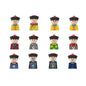 City Career 3D Building Block Dolls Toys Cartoon Character Models Mini Action Figures Educational Toys Children's Gifts