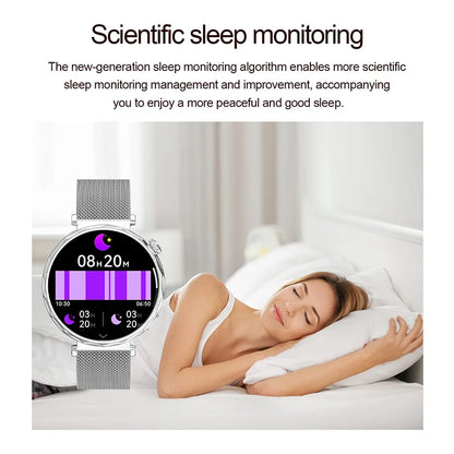 LIGE 2025 Smart Watch Women Full Circle Touch Screen Bluetooth Call Men Smartwatch Waterproof Sport Activity Fitness Watch Women