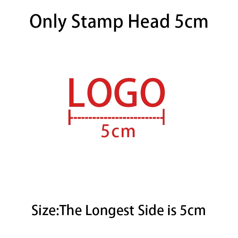Personalized Leather Stamp Custom Logo Branding Iron Stamps Heating Brass Embosser Seals DIY Wood Cake Hamburger Craft Handmade