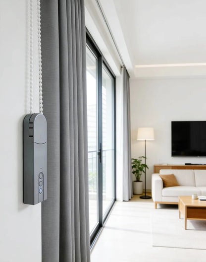 Tuya WiFi Smart Curtain Motor, ZigbeeElectric Roller Blinds Driver, Alexa Google Home Voice Control, Automatic Pull Cord Chain
