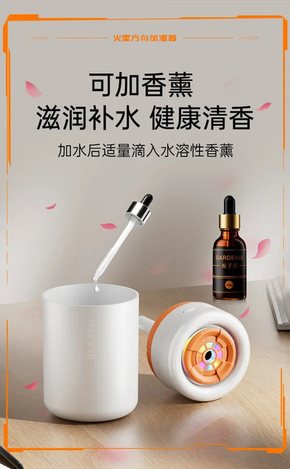 Mini Air Humidifier USB Electric Aroma Essential Oil Diffuser Purifier Aromatherapy Mist Maker Color Lights For Car Home Bedroom