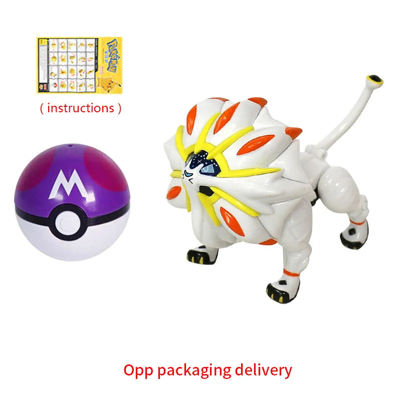 Pokemon Figure ball transform Action Gyarados Charizard Venusaur Blastoise Mewtwo Pikachu Mew Snorlax Poke ball Pokeball gift