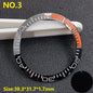 39.3*31.7 or 40.7*32.7mm Sloping Luminous Ceramic Bezel Insert Replacement of watch accessories Ceramic Bezel Insert