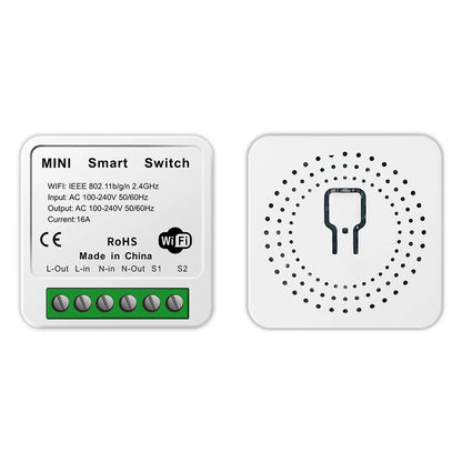 Tuya Smart Home ZigBee WiFi Smart Switch with Power Monitor 16A Mini Breaker Voice Control for Homekit Siri Alexa Google Alice