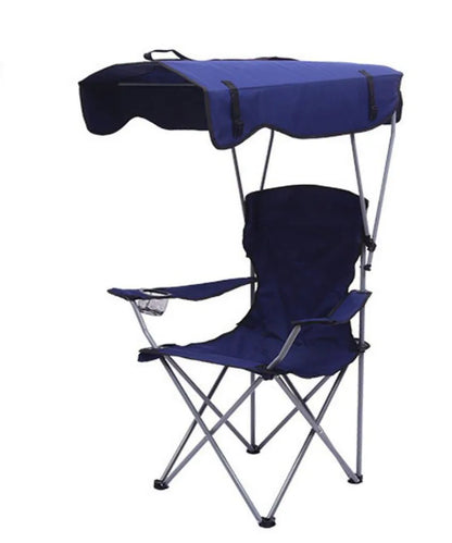 Stylish and Practical Beach Chair with Umbrella and Cooler Bag, Suitable for Picnics and Outdoor Activities