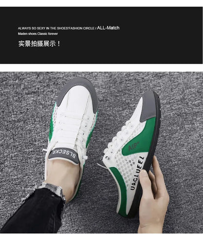Brand protection  new men's lightweight non-slip breathable wear-resistant running sports fashion versatile casual shoes