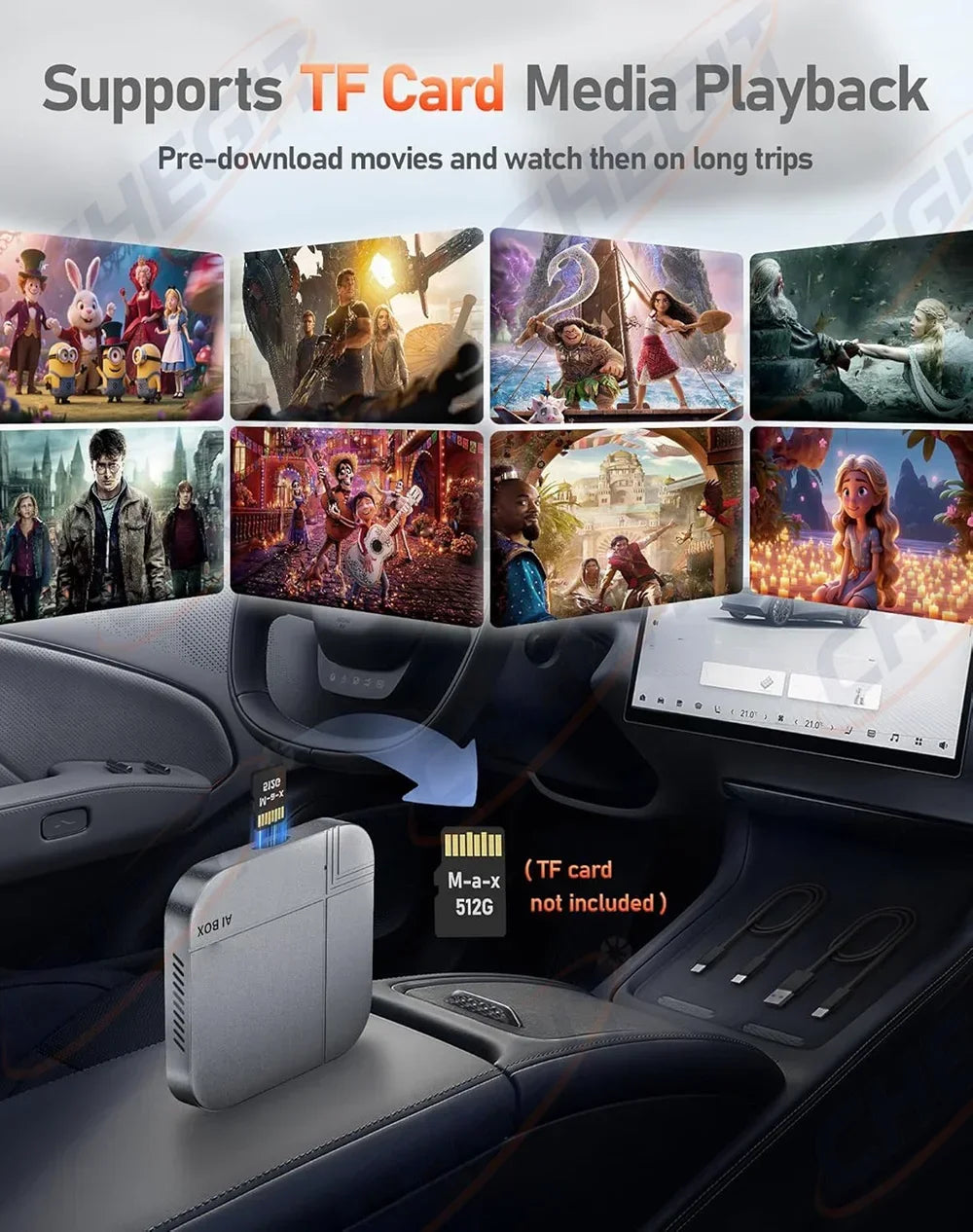 Android Smart AI Box 4G+64G/2G+32G Wireless CarPlay Android Auto TV Box For Youtube Netflix For VW Nissan Toyota Hyundai Ford