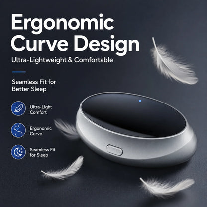 Smart Anti-Snoring Device TENS Pulse Snore Stopper Portable Sleep Aid Health Noise Reduction for Improved Sleep Quality