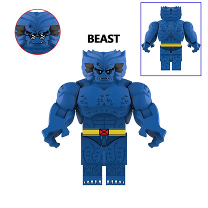 7.5CM Big Size Movable Figure Hulk Lizard Rhino Thing Colossus Hulkbusters Infinity War Model Building Blocks Toys Action Bricks