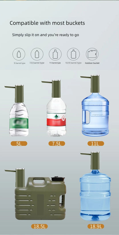 Electric Water Pump Household Bottled Water Water Extractor Folding Purified Water Dispenser Suction Pump Outdoor