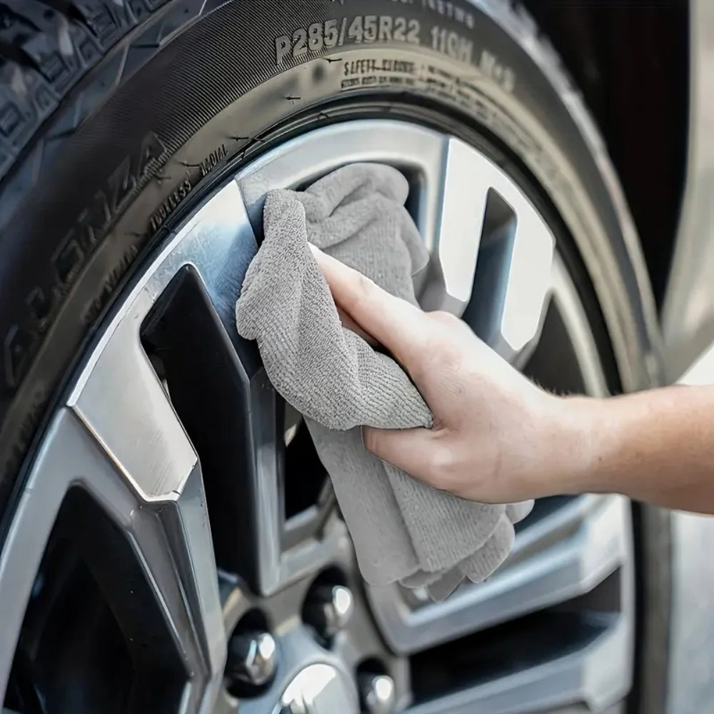 5/10pcs Kitchen Towel, Ultra-fine Fiber Light Gray Cleaning Cloth Set, Absorbent, Soft And Stain-removing Cloth