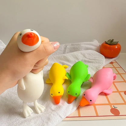 Antistress Duck Squeeze Toys Goose Cute Kawaii Animals Vent Toys for Adults Decompression Stretch Toys