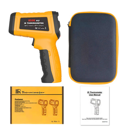 BSIDE H3 Infrared Thermometer Gun -50~1400°C Handheld Digital Laser Industrial Non Contact Temperature meter Measuring Tester