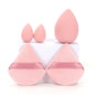 5Pcs Professional Makeup Sponge Set - Soft, Gentle, Multi-Purpose Tools for Perfect Foundation, Powder, and Blush Application