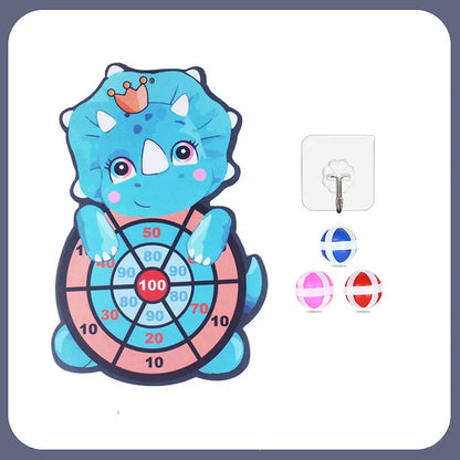Sticky Ball Dart Board Target Sports Game Toys For Children Outdoor Party Toys Target Sticky Ball Throw Educational Board Games