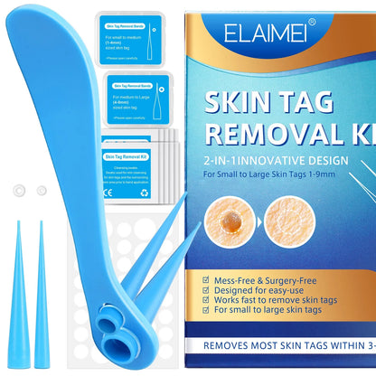 2-IN-1 Innovative Skin Tag Remover Kit Micro Skin Tag Removal Device Adult Mole Stain Wart Remover Face Care Beauty Tools
