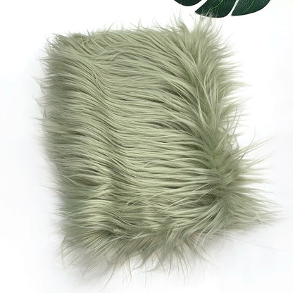 8cm Pile Length Imitation Fur Fabric Diy Cosplay Clothing Hairy Fur Fabric Bundle Long Hair Plush Fabrics By Meters Liquidations