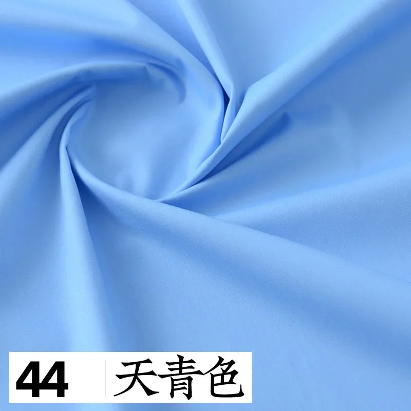 145x50cm Solid Color Pure Cotton Poplin Clothing Fabric DIY Handmade Clothes for Girls, Plain Color Antique Skirt Cotton Cloth