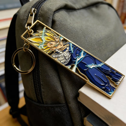 Anime Metal Hollow Out Keychains Bookmark Cute Jet Manga Fashion Bag Key Tag Jewelry Accessory Key Ring Holder Gift Anime