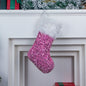 Christmas stocking festival decorations sequins 26-letter Christmas tree ornaments gift bag socks hotel party supplies