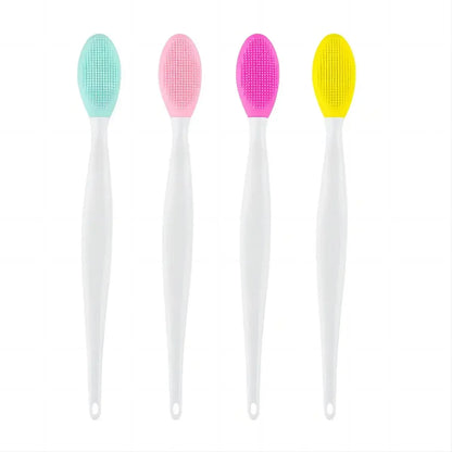 1PC/4PCS Wash Silicone Brush Beauty Skin Care Face With Replacement Head Exfoliating Nose Clean Blackhead Removal Brushes Tools