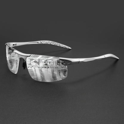 Classic Colorful Semi-Rimless Outdoor Polarized Sunglasses - Spring Hinge, UV400 for Driving, Fishing & Daily Use