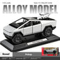 Cyber Truck Pickup Trailer RV Metal Alloy Toy Car Model Die-Casting Off-Road Vehicle Men's Gift Collection Truck Ornaments