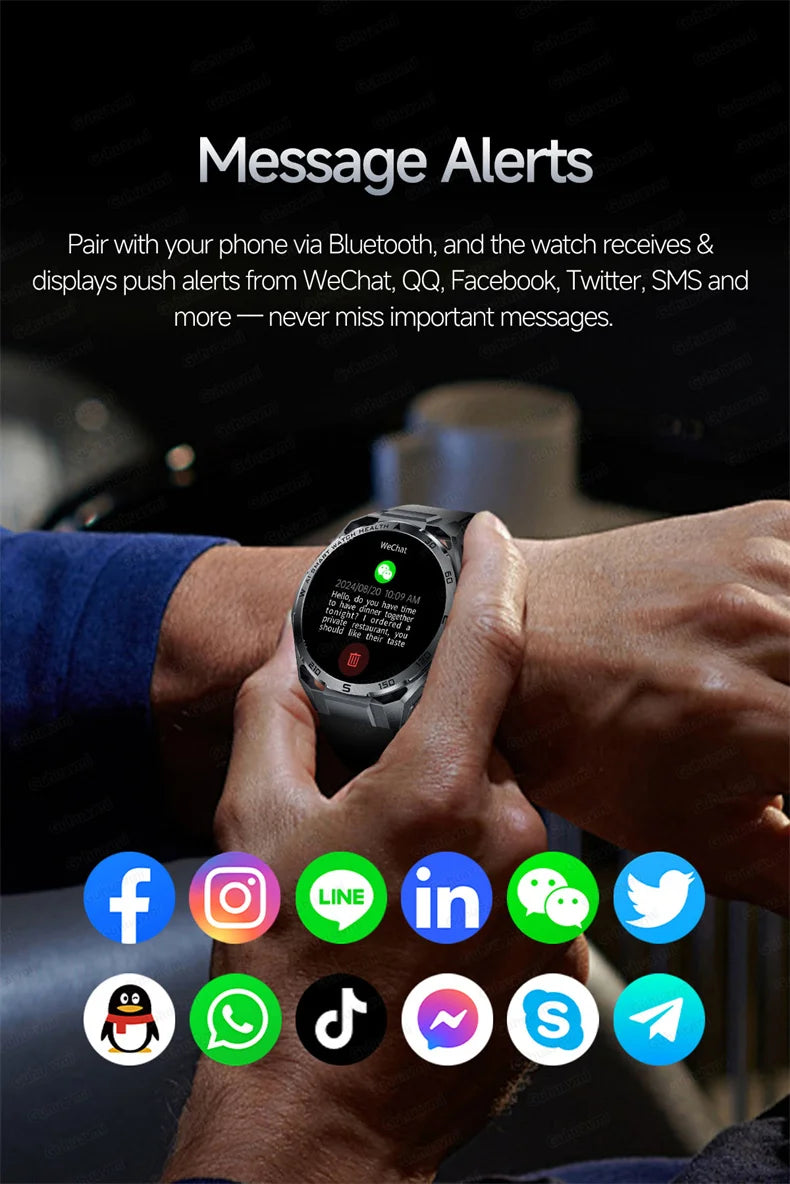 Smartwatch ECG High-End dla mężczyzn Ciśnienie krwi Lipidy Tlen we krwi Analiza ciała Kwas moczowy Monitor Zdrowia Smartwatch dla mężczyzn i kobiet